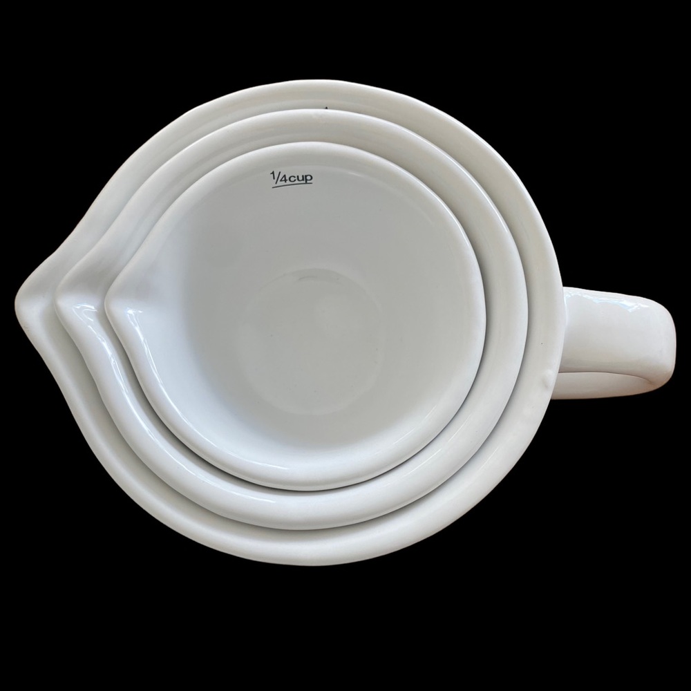 Set of 3 Measuring Cups - 1/4, 1/2, 1 Cup - Picture 1 of 4